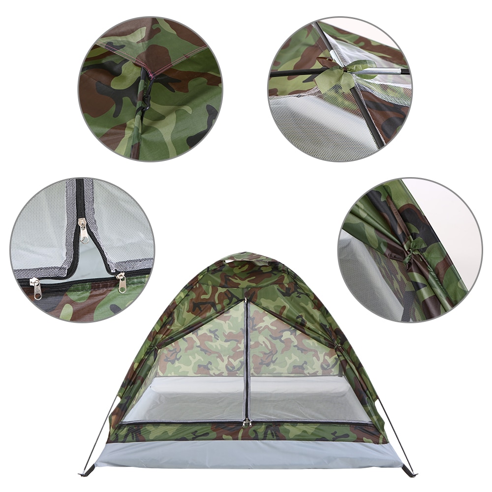 Camouflage Polyester Camping Tent